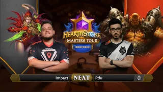 Impact vs RDU | Swiss Round 1 | Hearthstone Masters Tour Ironforge