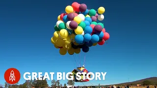 How One Man Flies Hundreds of Miles Using Balloons