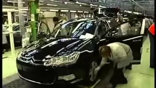 Usine PSA Rennes - Fabrication de la citroen C5 (vidéo 3/3)