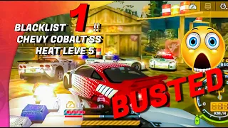 BUSTED !!!!  MAKE 1 STUPID MOVE  ON HEAT LEVEL 5 - BLACKLIST 1  NEED FOR SPEED MOST WANTED 2005