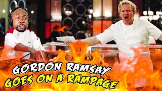 GORDON RAMSAY GOES ON A RAMPAGE REACTION