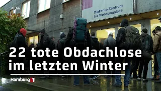 "Winternotprogramm versagt": 22 tote Obdachlose in Hamburg