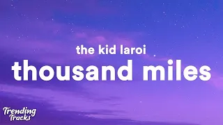 The Kid LAROI - Thousand Miles (Clean - Lyrics)  | 1 Hour Popular Music 2023