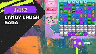 Candy Crush Saga | Level 592 | 🌟🌟🌟 | (NO BOOSTER)