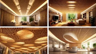 The Latest Collection of Modern Bamboo Ceiling Design Ideas 2024