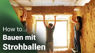 Bauen mit Stroh - Das etwas andere UNI Forschungsprojekt: "Strohraum am Apfelbaum" | FILM