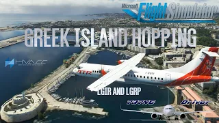 ATR 72 | Rhodes - Crete | Greek Island Hopping VATSIM EVENT | Real Airline Pilot