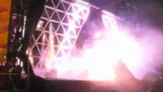 Daft Punk live at Lollapalooza '07 in Chicago - shot from front wall