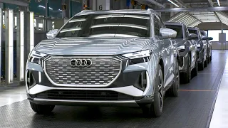 Audi Q4 e-tron 2022 - PRODUCTION plant in Germany (This is how it's made)