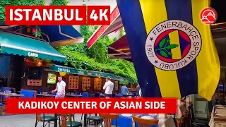 Istanbul 2023 Kadikoy Center Of Asian Side 25 May Walking Tour|4k 60fps