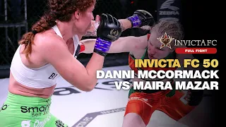 Full Fight | Ireland's Danni McCormack faces Brazil's Maira Mazar | Invicta FC 50