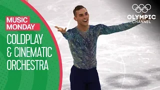 Adam Rippon performs to Coldplay & Cinematic Orchestra at PyeongChang 2018 | Music Monday