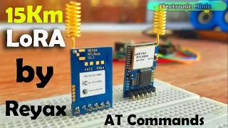 Reyax rylr890/rylr896 LoRa 15km 915MHz RF Transceiver connection and AT commands