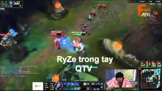 Ryze trong tay Faker với Ryze trong tay QTV