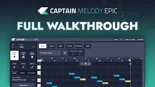 Captain Melody Epic Full Walkthrough / Captain Plugins Epic Tutorial/ Melody Generator Plugin