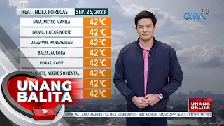 Matinding init at alinsangan sa ilang lugar, posible pa rin kahit na inaasahan ang pag-uulan... | UB