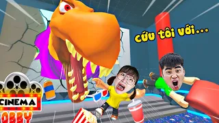 Gấu Đỏ Đi Xem Phim Bị Lạc Vào Thế Giới Khủng Long Bạo Chúa Nguy Hiểm  Escape The Cinema Roblox Story