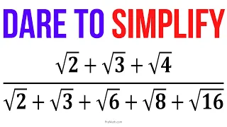 Dare to Simplify this Radical Expression | Fast & Easy Explanation