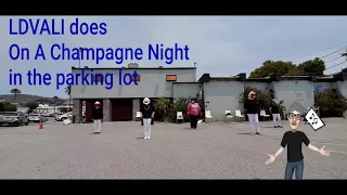 LDVALI does On A Champagne Night in the parking lot