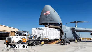 U.S. Largest Cargo Plane $100 Billion. Arrived in Ukraine with hundreds of guns
