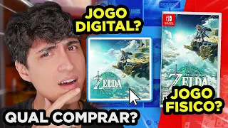 Qual melhor Comprar no Nintendo Switch? Jogos Download ou Caixinha? Mídia Física ou Mídia Digital?