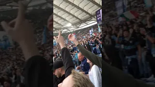 LAZIO INTER 3-1 BRIGA CANTA I GIARDINI DI MARZO SOTTO LA CURVA NORD