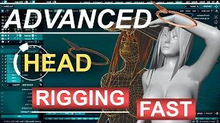 Blender 2.82 : Advanced Head Rig (In 30 Seconds~!)