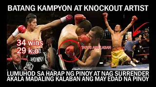 MEXICAN KNOCKOUT ARTIST AT WORLD CHAMPION, EASY FIGHTS LANG ANG PINOY MATANDA AT FLAT FOOTED