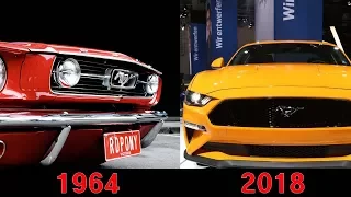 Die Evolution des Ford Mustang (1964 - 2018)