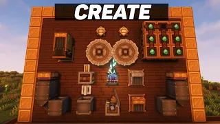 Гайд по Create 1.18.2 - 1.20.1 #2 Колесо дробления, автокрафт (minecraft java edition)