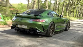 Prior Design Mercedes-AMG GT S with Akrapovic Evolution X-Pipe Exhaust - Revs & Accelerations !