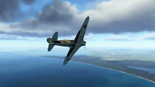 IL 2  Sturmovik  Battle of Stalingrad Очередной вылет на Як 7б Opentrack