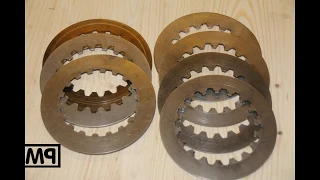 vespa CLUTCH plate 70° TWIST test / Piaggio, BMG, FA Italia, Teninch / FMPguides - Solid PASSion /