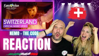 Nemo - The Code | Switzerland 🇨🇭 | 🇮🇹 Italian Reaction | Eurovision 2024 "Subtitle"