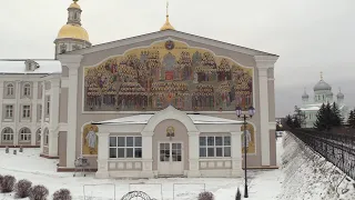 Освящение храма в честь иконы Божией Матери "Державная" в Дивеевской обители