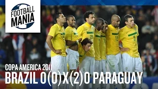Worst Penalty Shoot-Out Sequence Ever | Brazil X Paraguay - Copa America 2011