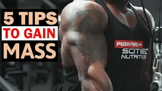 WILLIAM BONAC I 5 TIPS TO GAIN MASS QUICKER