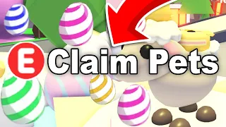 This *SECRET* Place Gives DREAM PETS For FREE In Adopt Me Easter Lamb Update!