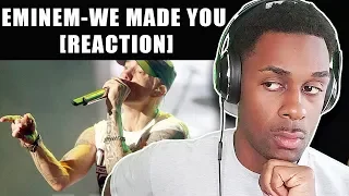 Eminem - We Made You (Lyrics) [HD & HQ] reaction