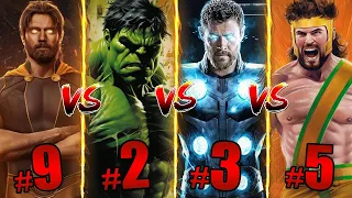 Who's the Strongest Hero in Marvel Comics? | Ranking Every Hero From Weakest to Strongest