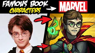 What if FAMOUS BOOK CHARACTERS Were MARVEL SUPERHEROES?! (Stories & Speedpaint)