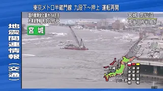 Tsunami In Kesennuma City, Miyagi, Japan 3.11
