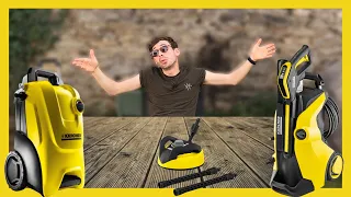 Nettoyeur haute pression karcher k4 Compact et K5 Full Control (terrasse bois)🎥#brillaproductions🎥