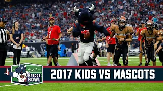 2017 Kids vs Mascots Football | QUADRUPLE REVERSE FOR THE WIN?