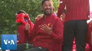 Liverpool Celebrate Champions League Win With Fans