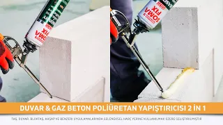 Somafix Duvar & Gaz Beton Poliüretan Yapıştırıcısı S920 nasıl kullanılır? Özellikleri nelerdir?
