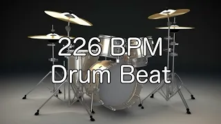 226 BPM Shuffle Drum Beat for Musical Practice