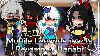 MLBB Ninja + Kagura reacts to Revamped Hanabi | •Gacha Cute• | MLBB | By ‎@CBWolfie08