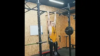 7 ПОДТЯГИВАНИЙ +60КГ С ФИКСАЦИЕЙ  |LOCKED CHIN UPS +60KG × 7 REPS