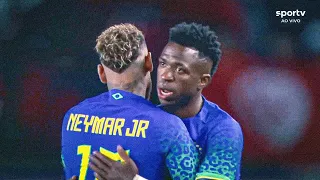 Neymar and Vinicius Jr vs Tunisia 2022 | World Cup Preparation 1080i HD